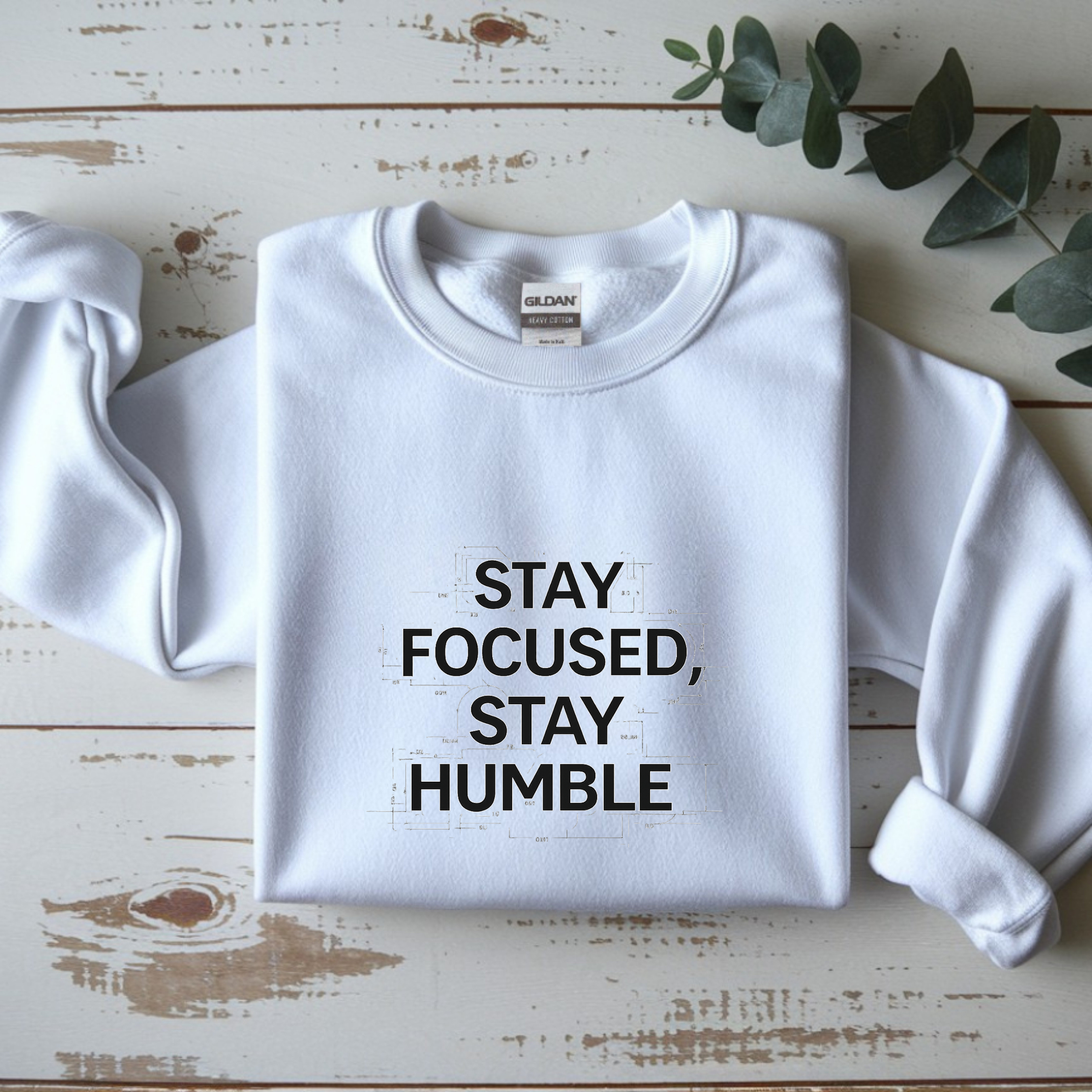 Stay Focused Stay Humble (Bright)