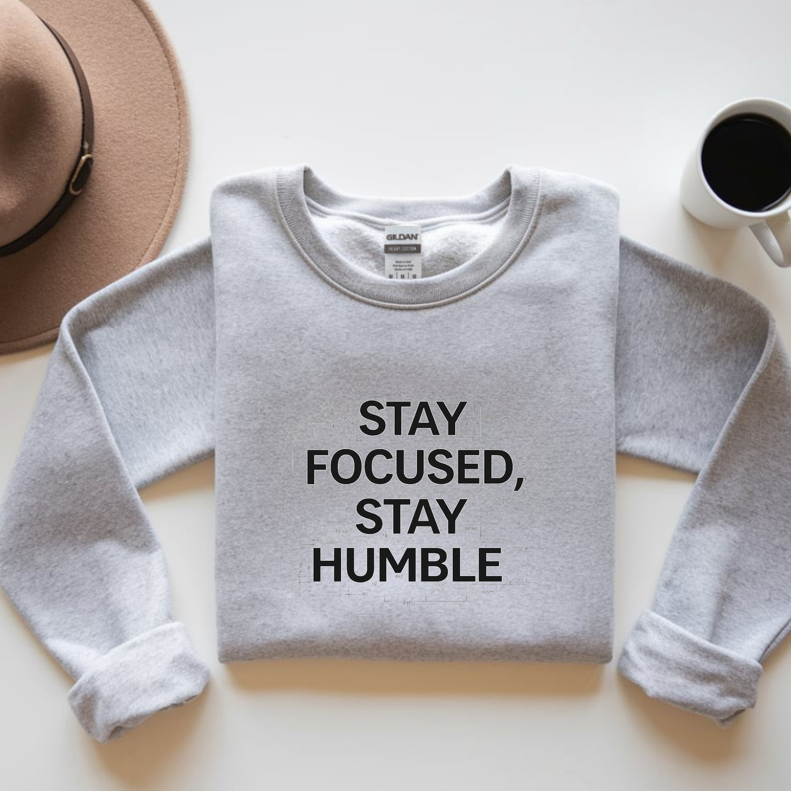 Stay Focused Stay Humble (Bright)