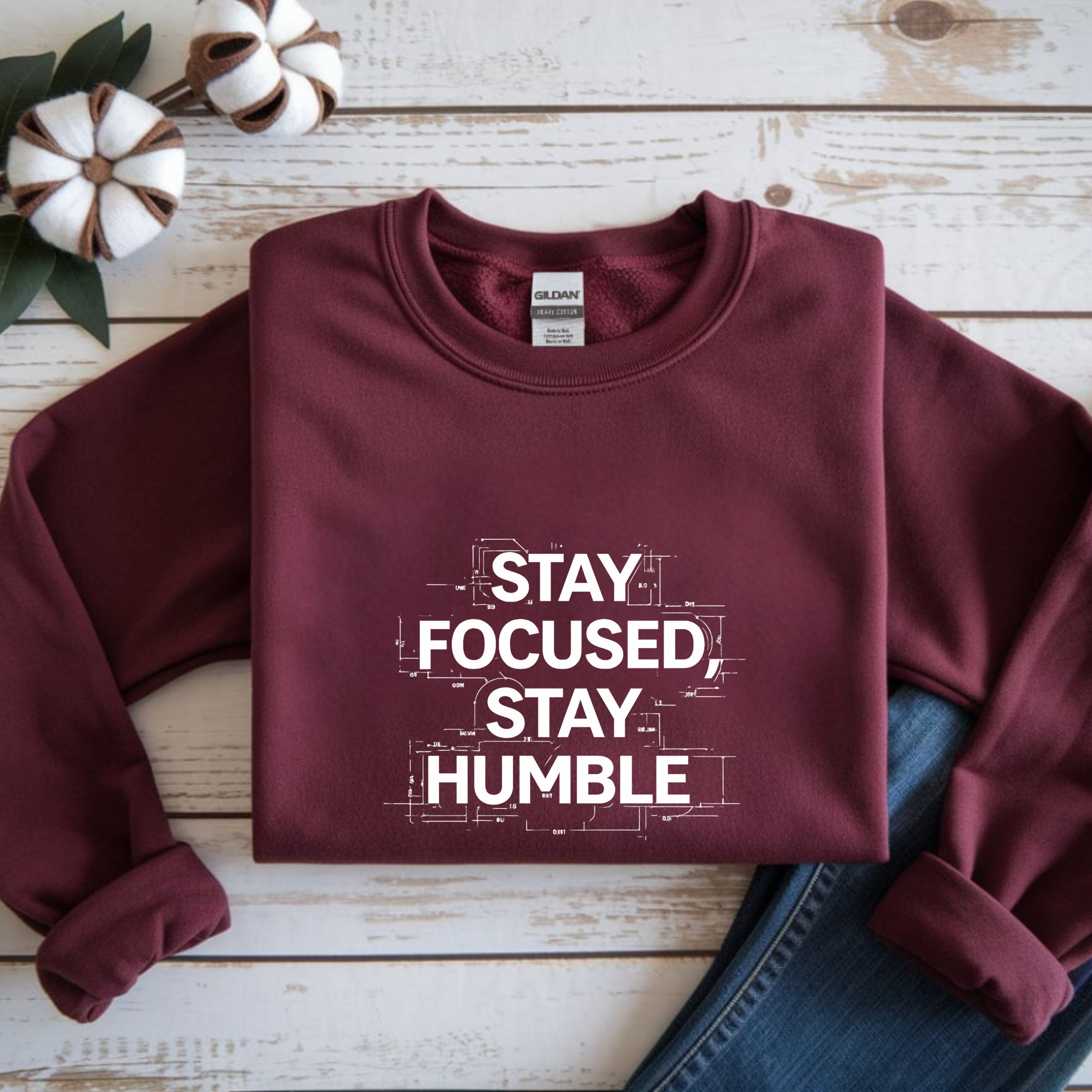 Stay Focused Stay Humble (Dark)